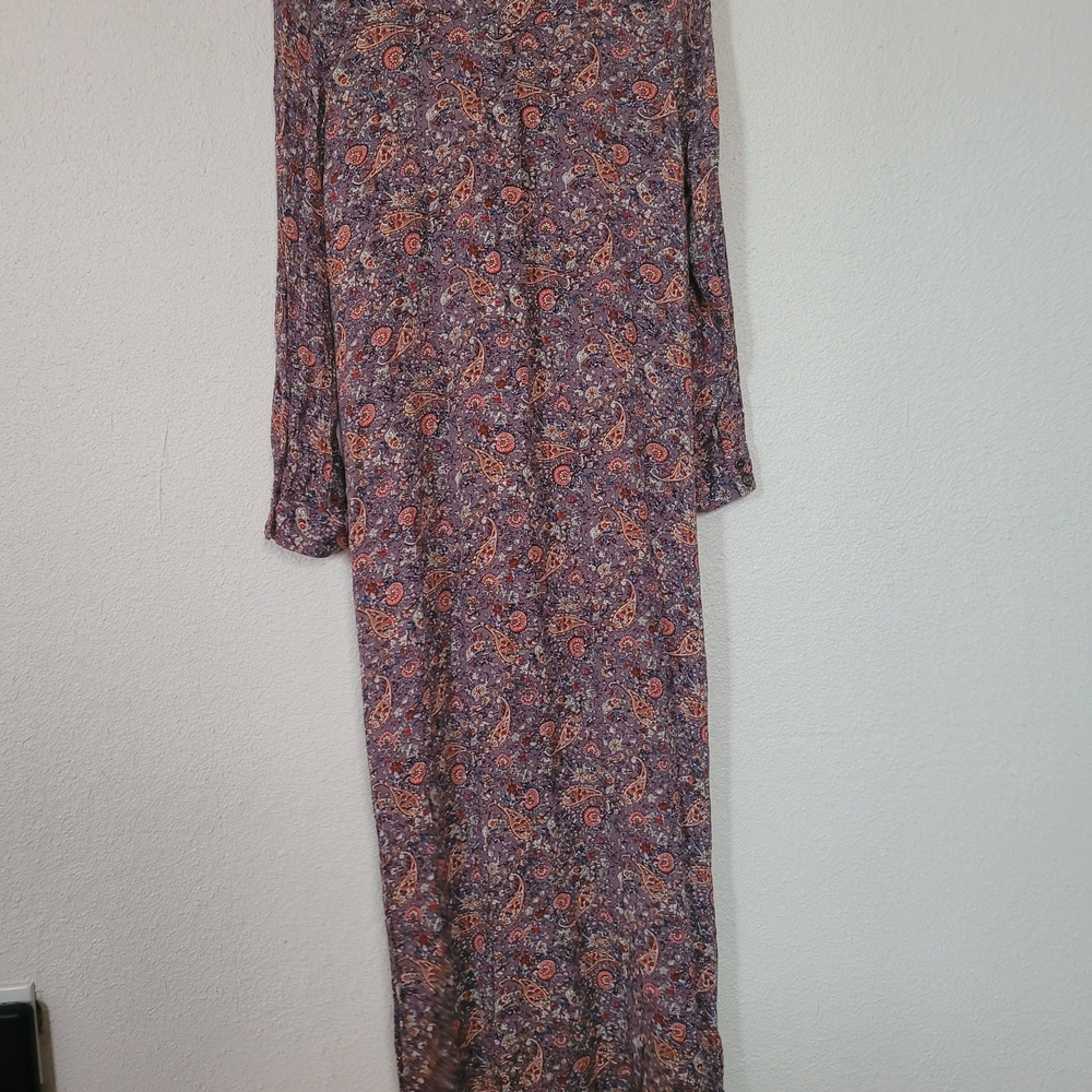 NATURAL LIFE Multicolor Floral Long Sleeve Dress - Picture 7 of 7